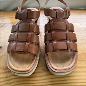 Madewell Brown Leather Sandals